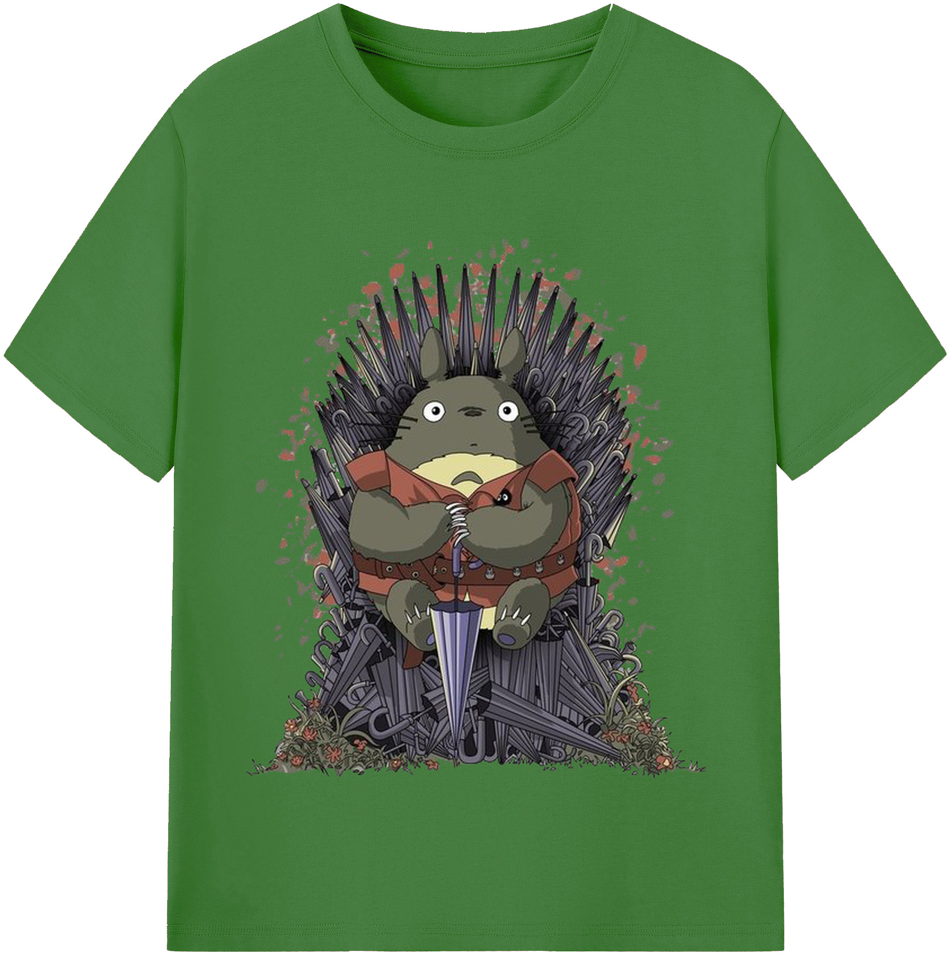 （画像用） となりのトトロ 草壁メイ 草壁サツキ My Neighbor Totoro Satsuki Kusakabe Mei Kusakabe レディースカジュアルプリントTシャツ（綿100％）